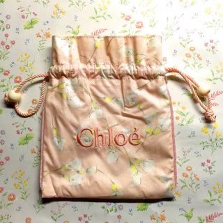 クロエ(Chloe)のChloe 巾着 花柄(ポーチ)