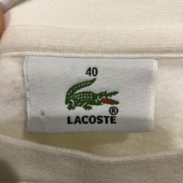 LACOSTE(ラコステ)のラコステ　トレーナー　最終値下げ レディースのトップス(トレーナー/スウェット)の商品写真