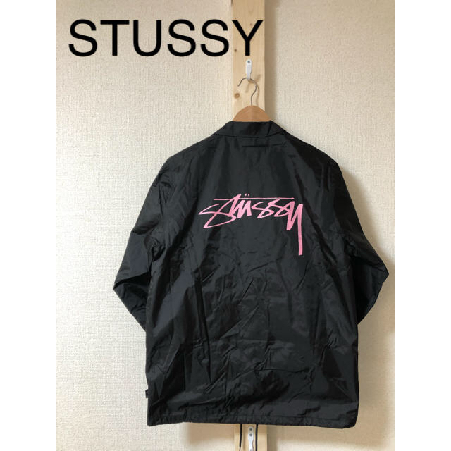 STUSSY コーチジャケット ピンク