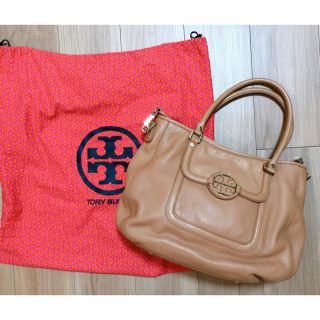 トリーバーチ(Tory Burch)のトリーバーチ　TORY BURCH 2way レザーバッグ　キャメル　(ショルダーバッグ)