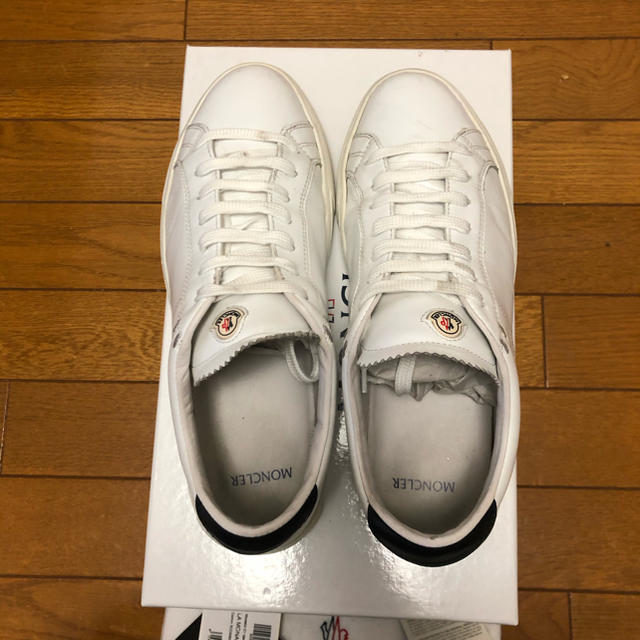 MONCLER - 41 Moncler Monaco モンクレール モナコ スニーカー 白の