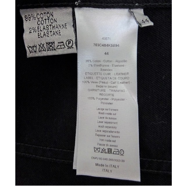 DIOR ヴァニタス デニムジャケット 黒 44の通販 by chuckydogg's shop｜ディオールオムならラクマ HOMME - 17ss Dior homme 特価日本製