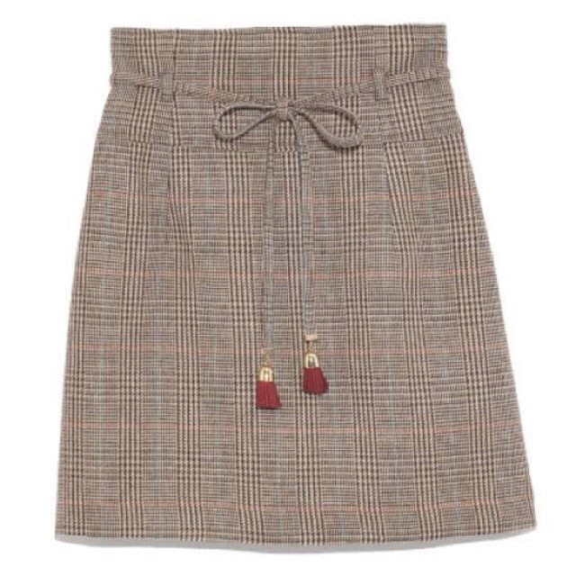 Lily Brown(リリーブラウン)のLily brown チェック台形スカート レディースのスカート(ミニスカート)の商品写真