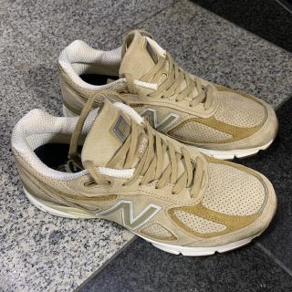 ニューバランス(New Balance)のニューバランス　990V4 ベージュ　NEW BALANCE M990HL4(スニーカー)