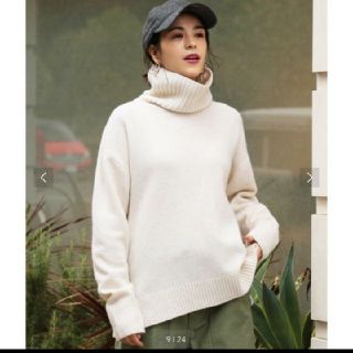 ビューティアンドユースユナイテッドアローズ(BEAUTY&YOUTH UNITED ARROWS)のウールカシミヤ ルーズタートルネックニット(ニット/セーター)