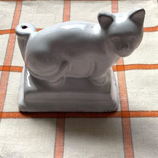 アッシュペーフランス(H.P.FRANCE)の訳あり美品⭐︎ASTIER / アスティエ キャットインセンスホルダー 猫お香立(置物)