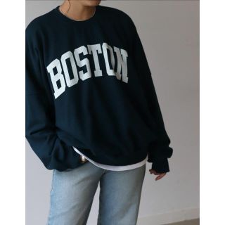 トゥデイフル(TODAYFUL)のココ様専用☺︎ via j "BOSTON”裏毛スウェット(トレーナー/スウェット)