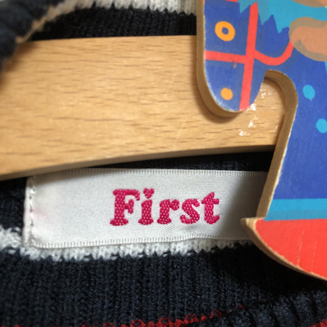 INGNI First(イングファースト)のINGNI Firstボーダーニット キッズ/ベビー/マタニティのキッズ服女の子用(90cm~)(ニット)の商品写真