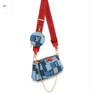 ルイヴィトン(LOUIS VUITTON)のルイヴィトン　ミュルティ・ポシェット・アクセソワール デニム(ショルダーバッグ)