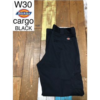 ディッキーズ(Dickies)の３００２９　アメリカ 輸入 ディッキーズ カーゴ　ブラック　 W３０(ワークパンツ/カーゴパンツ)