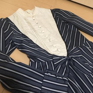 くスカート】 ヴィクトリアンメイデン レジメンタルストライプジレ