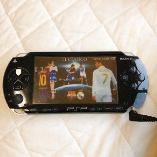 ソニー(SONY)のpsp1000 ブラック　ジャンク品　ちゃんちゃん様専用(家庭用ゲーム機本体)