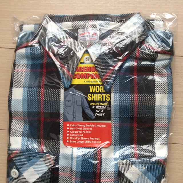 WAREHOUSE(ウエアハウス)の新品未開封 ウエアハウス ネルシャツ　Mサイズ メンズのトップス(シャツ)の商品写真
