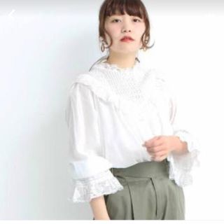 ドットアンドストライプスチャイルドウーマン(Dot&Stripes CHILDWOMAN)のレースブラウス(シャツ/ブラウス(長袖/七分))