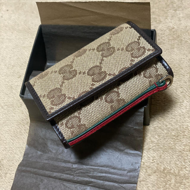 Gucci(グッチ)の新品未使用 GUCCI キーケース 【直営店カード付き】 レディースのファッション小物(キーケース)の商品写真