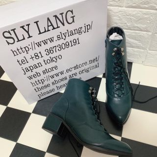 スライラング(SLY LANG)の新品♡レースアップブーツ ショートブーツ zara ungrid ジーナシス (ブーツ)