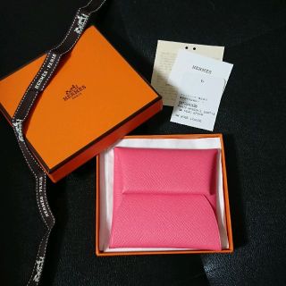 エルメス(Hermes)の新品　エルメス　バスティア　ローズアザレ　ピンク　人気色

(コインケース)