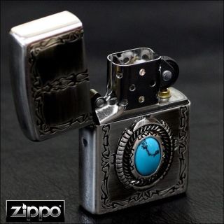 ジッポー(ZIPPO)の（値下げ中）新品未使用 ZIPPO【02/ターコイズ】(タバコグッズ)