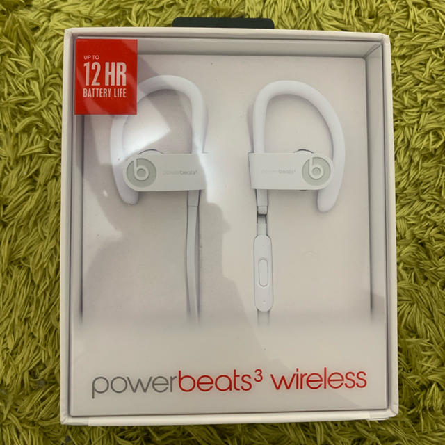 スマホ/家電/カメラ【新品・未使用】Power beats3 wireless ホワイト