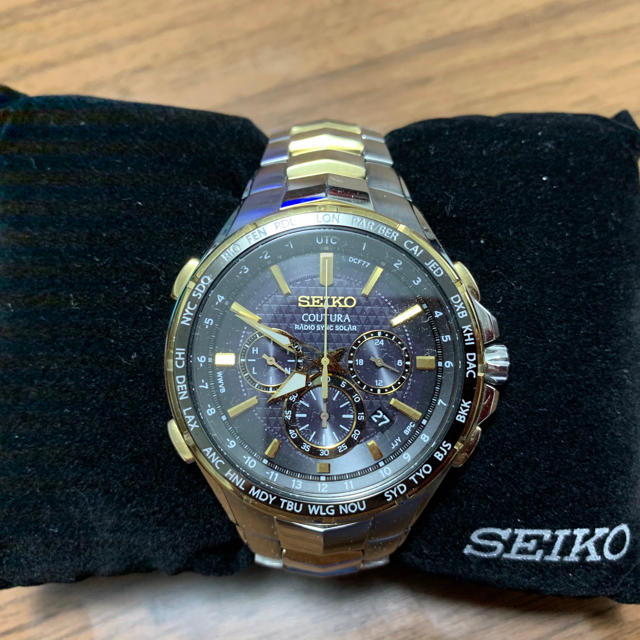 SEIKO 紳士用腕時計海外モデルコーチュラ - 腕時計(アナログ)