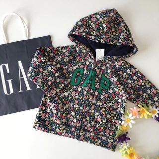 ベビーギャップ(babyGAP)の新品♡新作♡baby gap♡パーカー ロゴ 花柄 リバティ/ユニクロ 他(ジャケット/上着)