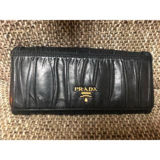 プラダ(PRADA)の[正規品、中古]PRADA NAPPA GAUFRE 長財布(財布)