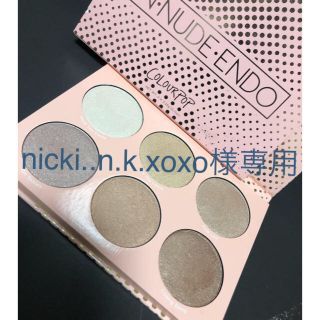 カラーポップ(colourpop)のnicki..n.k.xoxo様専用　カラポハイライトmacスピリット(フェイスカラー)