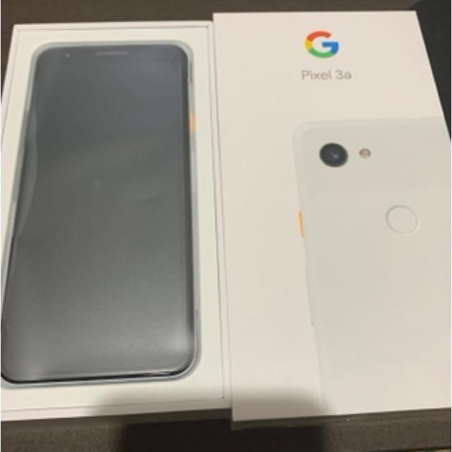 Google Pixel3a 64GB clealy white 白 - スマートフォン本体