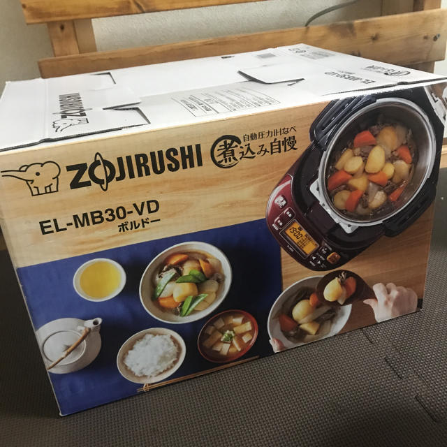 19付属品ZOJIRUSHI EL-MB30-VD 象印　圧力IHなべ　煮込み自慢