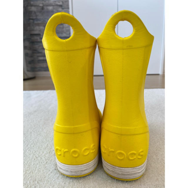 crocs(クロックス)のゆにい様専用キッズレインブーツ　クロックス キッズ/ベビー/マタニティのキッズ靴/シューズ(15cm~)(長靴/レインシューズ)の商品写真