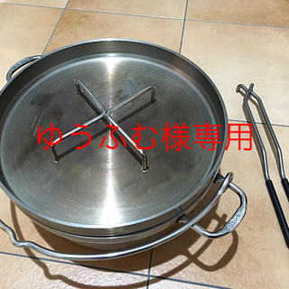 シンフジパートナー(新富士バーナー)のゆうふむ様専用　SOTO ステンレスダッチオーブン 12インチとリッドリフター(調理器具)