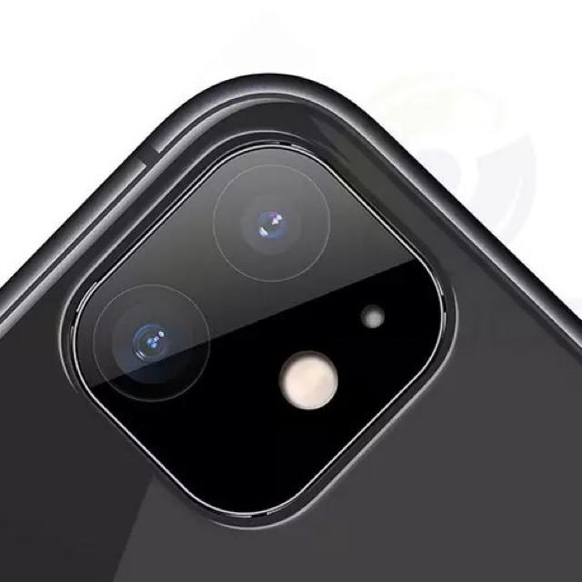 Apple(アップル)のiPhone11全面保護　カメラ　レンズ　カバー　ガラスフィルム　シルバー　③ スマホ/家電/カメラのスマホアクセサリー(保護フィルム)の商品写真