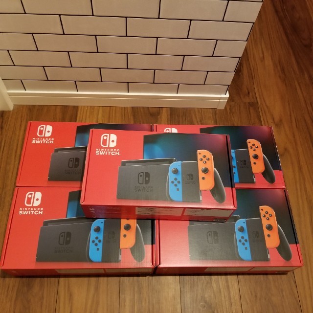 【国内在庫】 Nintendo Switch Switch ネオン 5台セット Nintendo - 家庭用ゲーム機本体 【国内在庫】 Nintendo Switch Switch ネオン 5台セット Nintendo - 家庭用ゲーム機本体