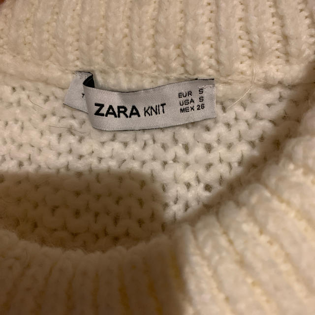 ZARA(ザラ)のフリルラメ❤️ニット レディースのトップス(ニット/セーター)の商品写真