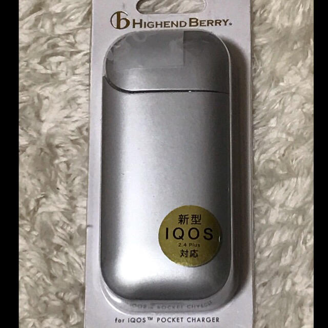 IQOS(アイコス)のHIGHEND BERRY アイコスケースカバー シルバー メンズのファッション小物(タバコグッズ)の商品写真