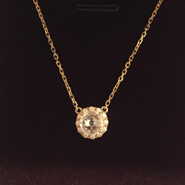 レディースローズカットネックレス 18K