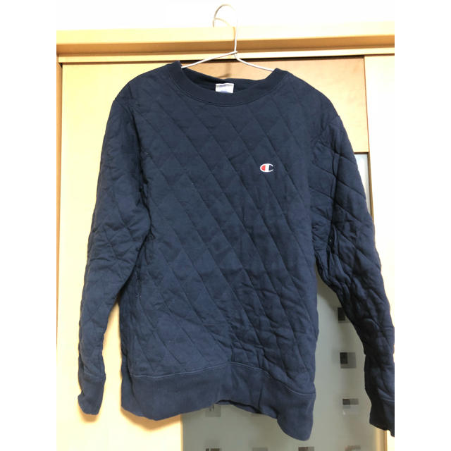 Champion(チャンピオン)のキルティング生地トレーナー メンズのトップス(Tシャツ/カットソー(七分/長袖))の商品写真