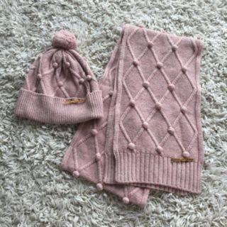 ジューシークチュール(Juicy Couture)のJUICYニットキャップ＆マフラーset(マフラー/ショール)