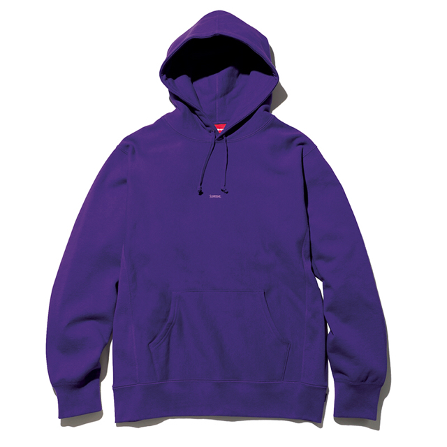 supreme Micro logo parka パープル　Sサイズ