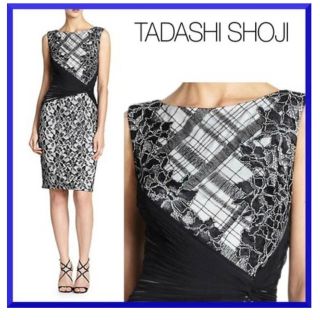 タダシショウジ(TADASHI SHOJI)の⭐︎TADASHI   SYOJI⭐︎ ワンピース　US12(ひざ丈ワンピース)