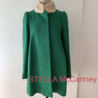 ステラマッカートニー(Stella McCartney)のステラ　マッカートニー　ミンク付きコート(ロングコート)