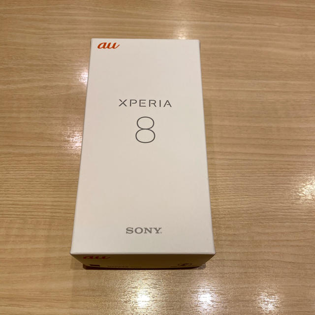 Xperia8 SOV42 simフリー ブラック 新品スマホ/家電/カメラ