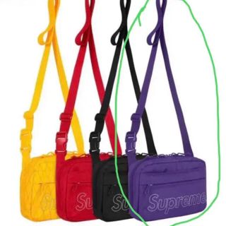 シュプリーム(Supreme)のsupreme 18aw shoulderbag  パープル(ショルダーバッグ)