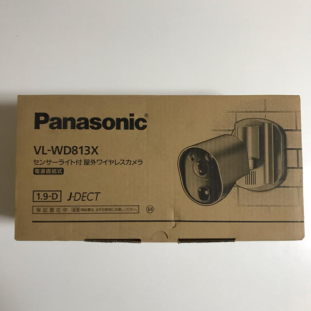 Panasonic(パナソニック)のPanasonic センサー付 屋外ワイヤレスカメラ VL-WD813X スマホ/家電/カメラのスマホ/家電/カメラ その他(防犯カメラ)の商品写真