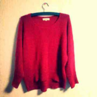 ライトオン(Right-on)の赤いセーター(ニット/セーター)