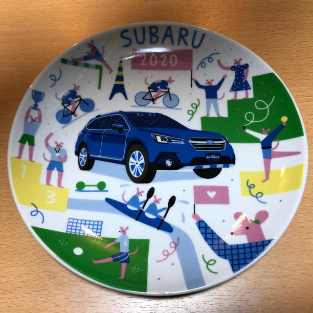 スバル(スバル)のSUBARU ORIGINAL YEAR PLATE 2020 インテリア/住まい/日用品のキッチン/食器(食器)の商品写真