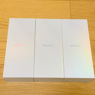 アンドロイド(ANDROID)のOPPO  RenoA 64GB 新品未使用　3台セット(スマートフォン本体)