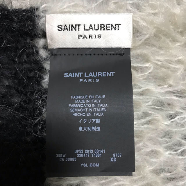 Saint Laurent(サンローラン)のSAINT LAURENT ボーダーロングマフラー メンズのファッション小物(マフラー)の商品写真
