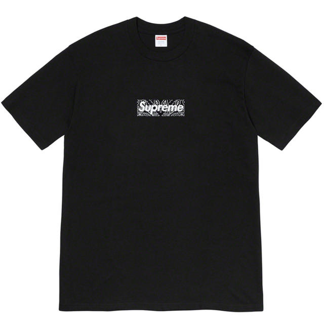 S supreme Bandana box logo teeTシャツ/カットソー(半袖/袖なし)