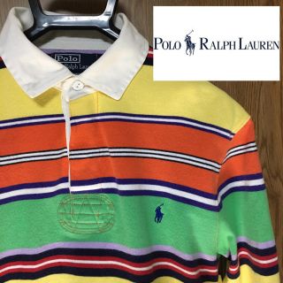 ポロラルフローレン(POLO RALPH LAUREN)の【ラルフローレン】 刺繍ワンポイント　ラガーシャツ ポロシャツ(ポロシャツ)